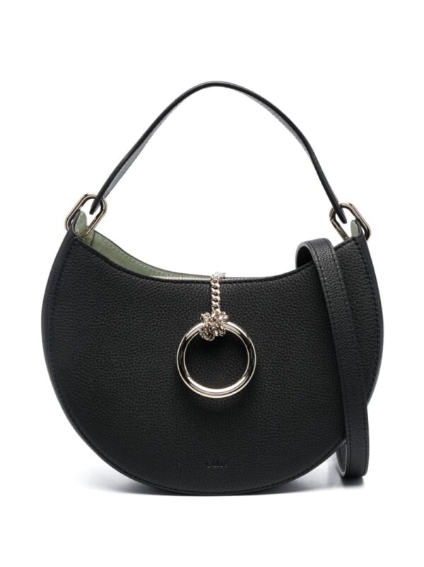 Chloé small Arlene ring-embellished tote bag