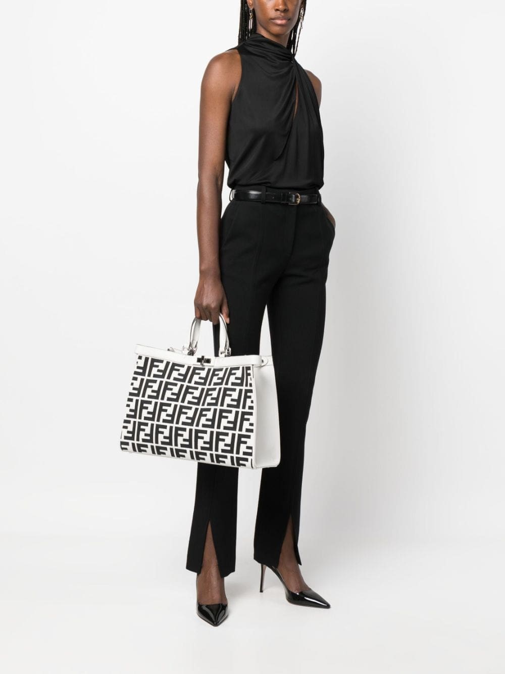 FENDI X ff-logo print tote bag - Image 2