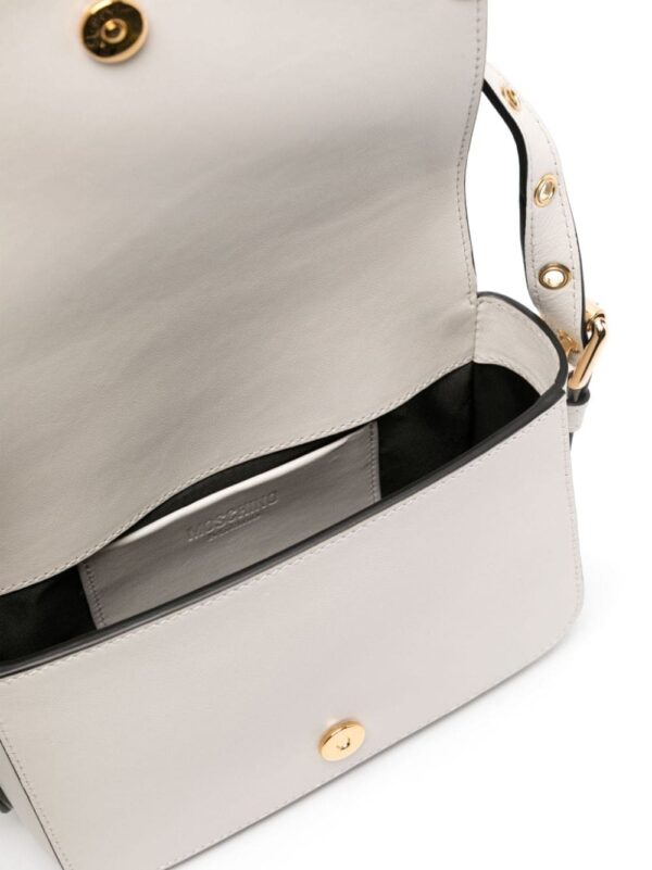 Moschino metal-corners leather crossbody bag - Image 5