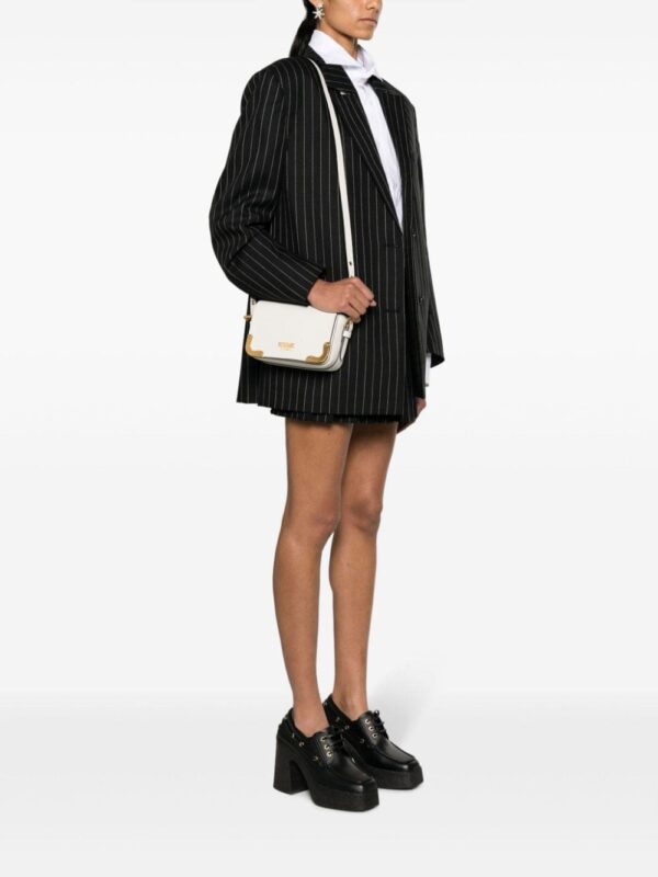 Moschino metal-corners leather crossbody bag - Image 2
