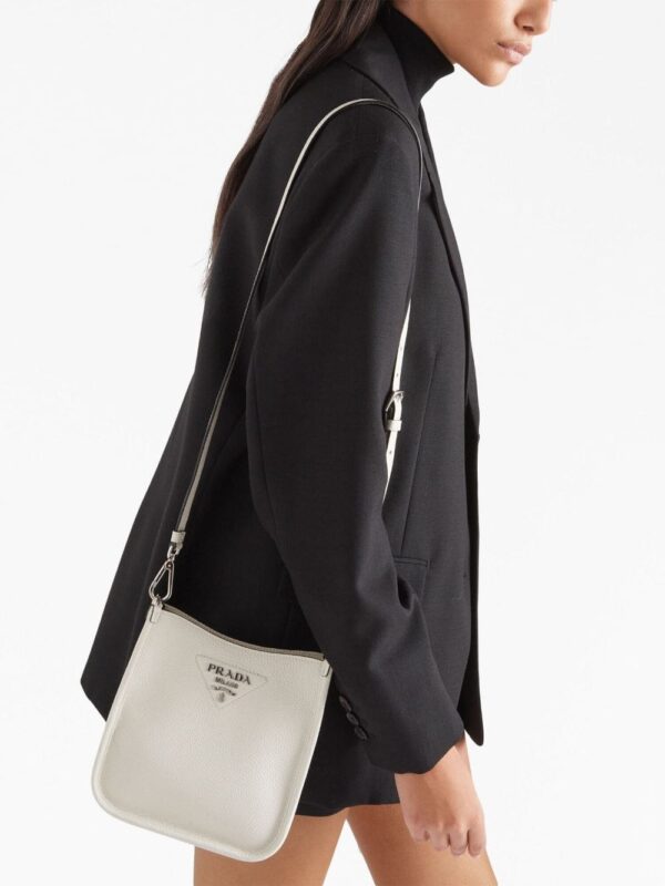 Prada mini logo-plaque shoulder bag - Image 3