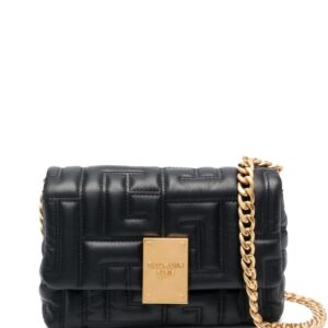 Balmain small 1945 quilted shoulder bag