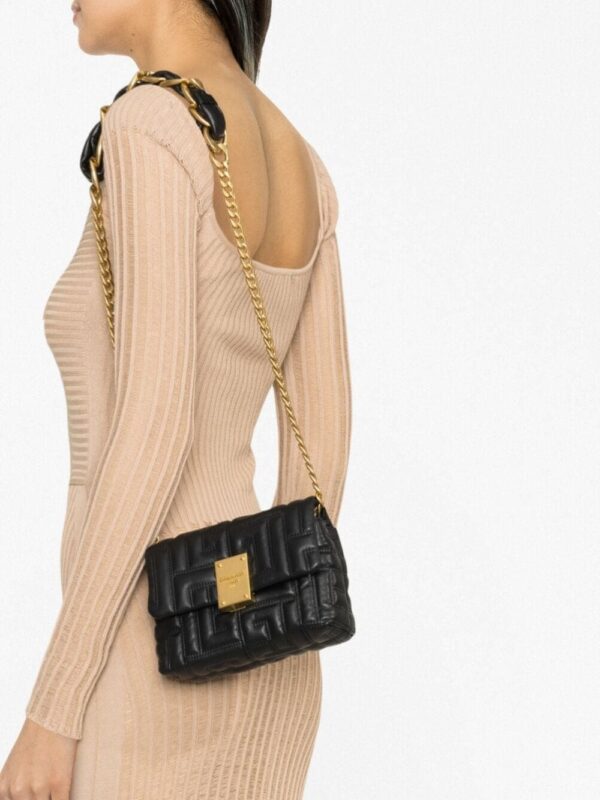 Balmain small 1945 quilted shoulder bag - Image 3