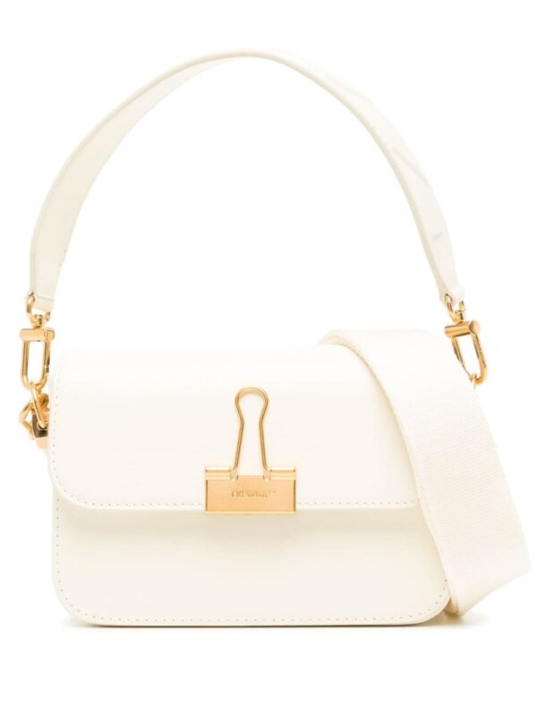 Off-White logo-plaque shoulder bag