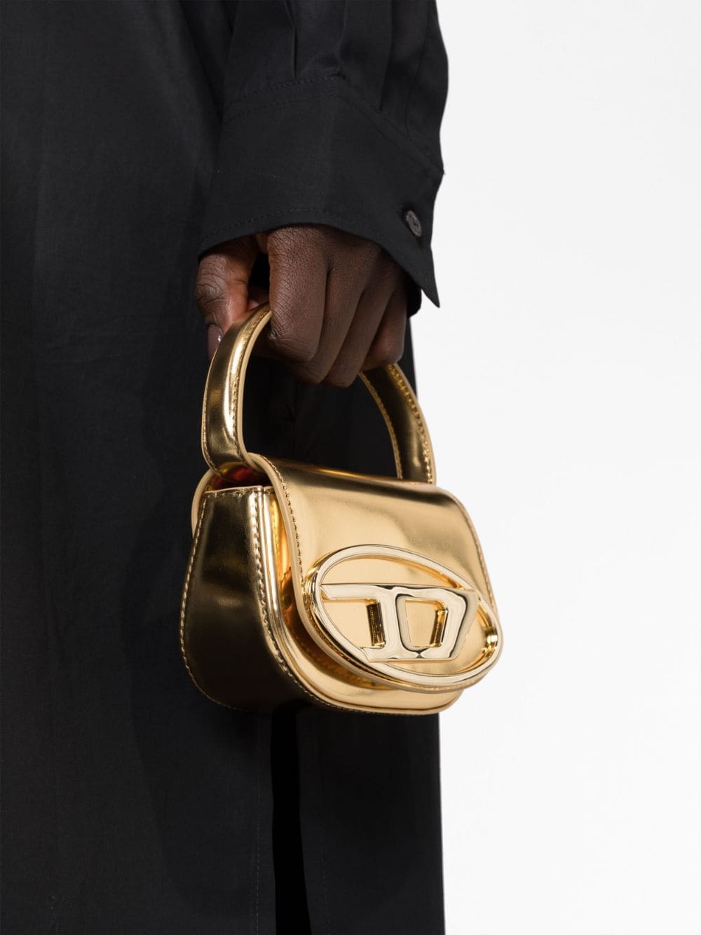 Diesel 1DR XS-S metallic crossbody bag - Image 3