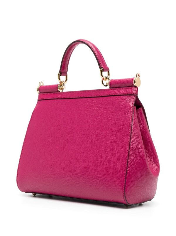 Dolce & Gabbana small Sicily leather tote bag - Image 4