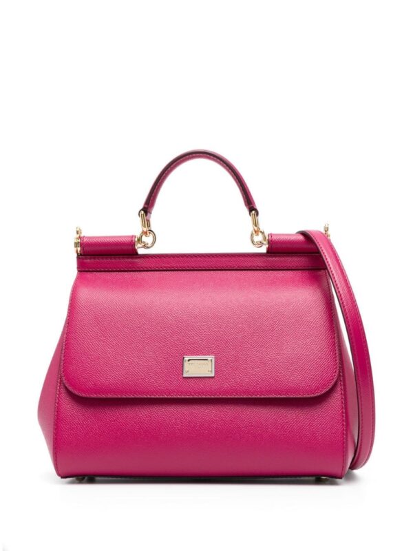 Dolce & Gabbana small Sicily leather tote bag