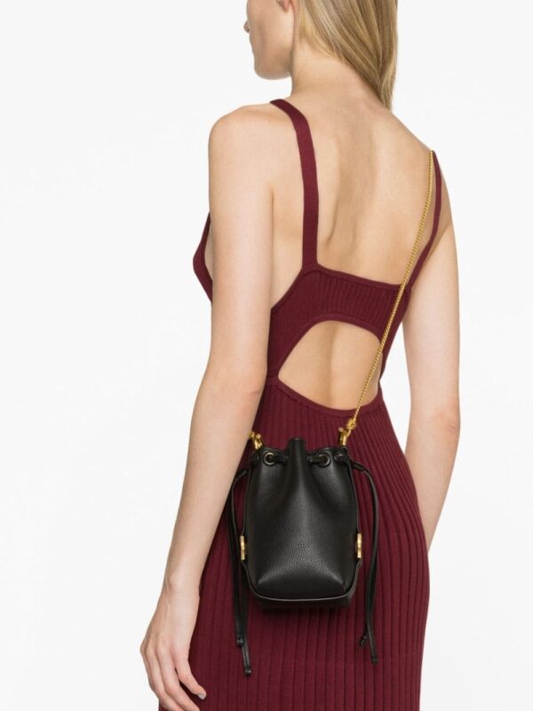 Chloé micro Marcie leather bucket bag - Image 3