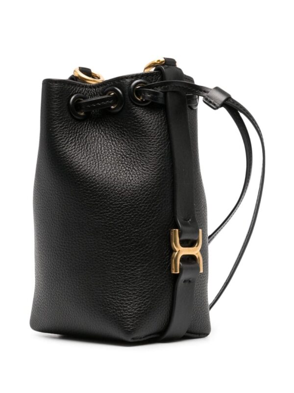 Chloé micro Marcie leather bucket bag - Image 4