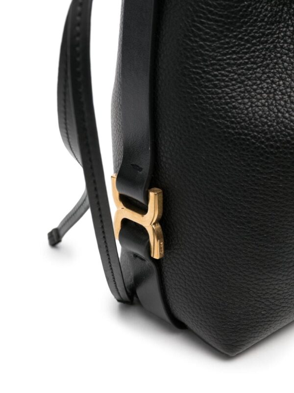 Chloé micro Marcie leather bucket bag - Image 5