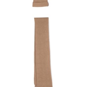 DSQUARED2 knitted wool scarf-beanie set