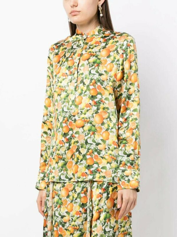 Stella McCartney  floral-print silk shirt - Image 3