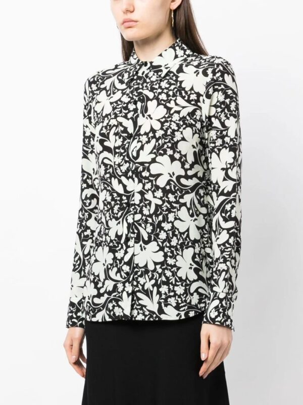 Stella McCartney  floral-print silk shirt - Image 3