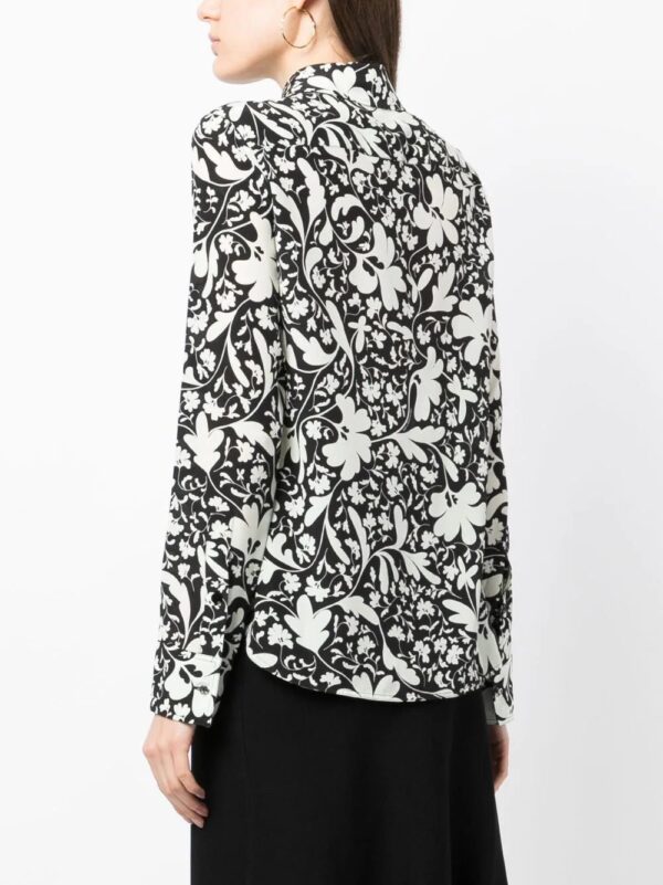 Stella McCartney  floral-print silk shirt - Image 4