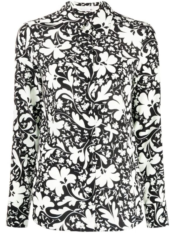 Stella McCartney  floral-print silk shirt