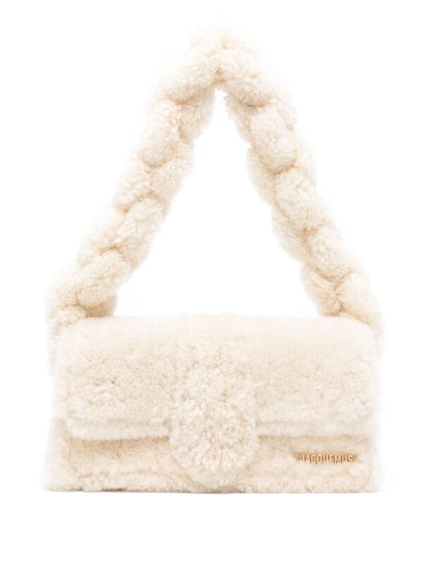 Jacquemus Le Bambidou shearling shoulder bag