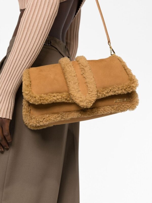 Jacquemus Le Bambimou Doux shearling shoulder bag - Image 3