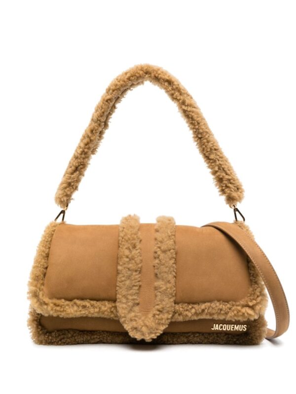 Jacquemus Le Bambimou Doux shearling shoulder bag