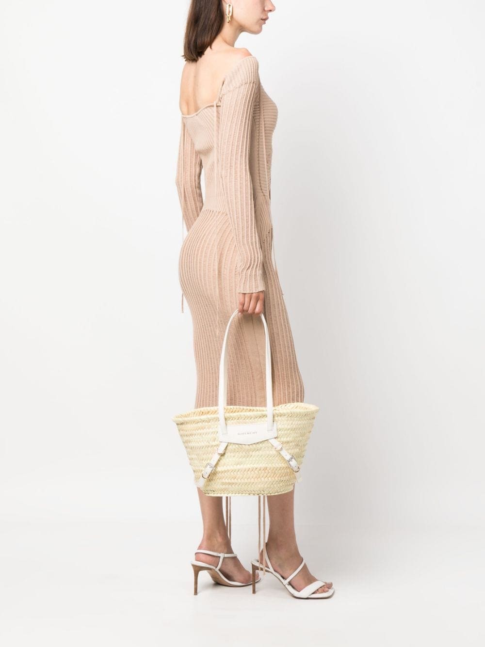 Givenchy woven straw shoulder bag - Image 2