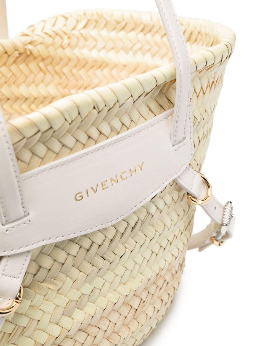 Givenchy woven straw shoulder bag - Image 4