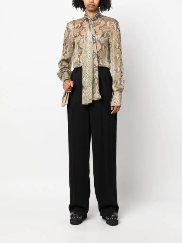 Stella McCartney  python-print silk shirt - Image 2