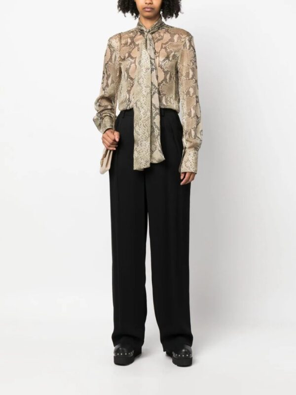 Stella McCartney  python-print silk shirt - Image 2