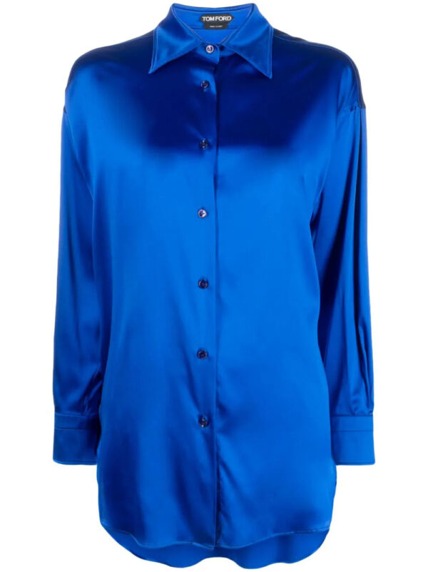 TOM FORD  long-sleeve silk shirt