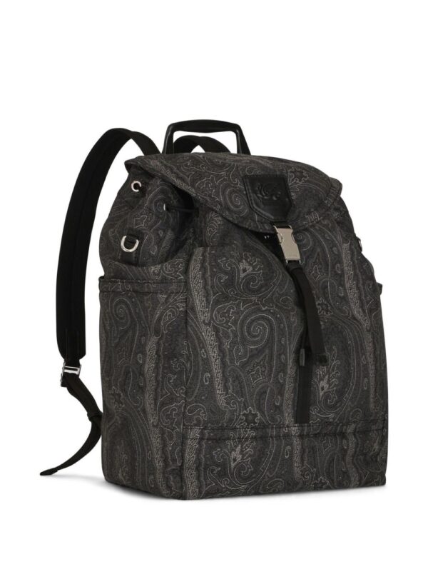 ETRO Pegaso-motif paisley-print backpack - Image 4