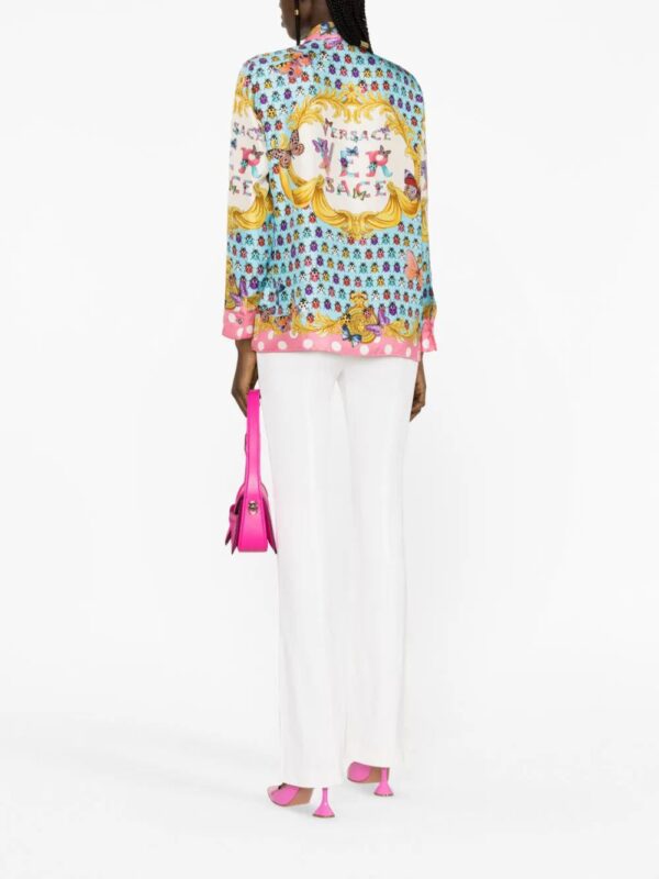 Versace  Butterflies silk shirt - Image 3