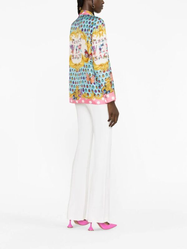 Versace  Butterflies silk shirt - Image 4