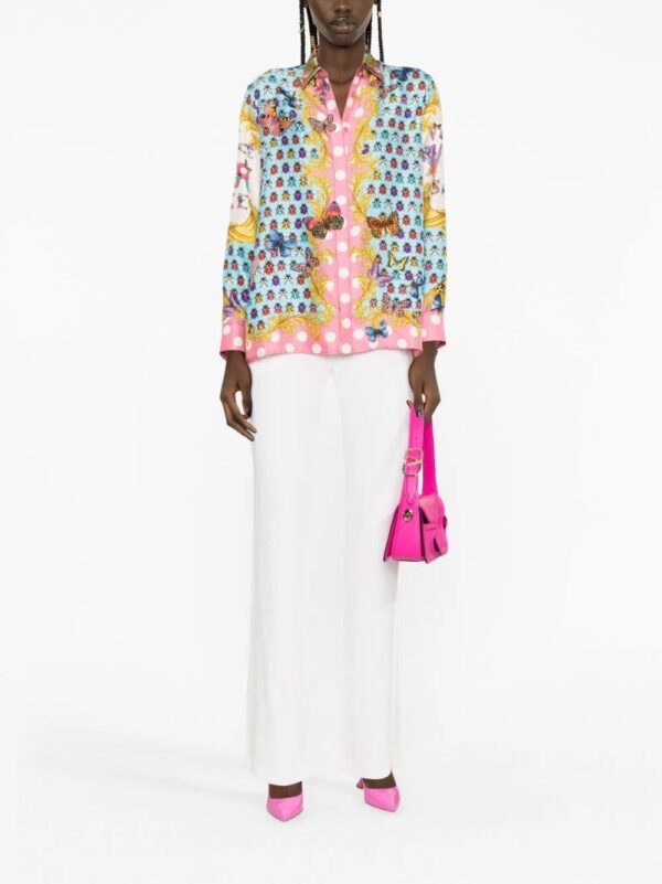 Versace  Butterflies silk shirt - Image 2