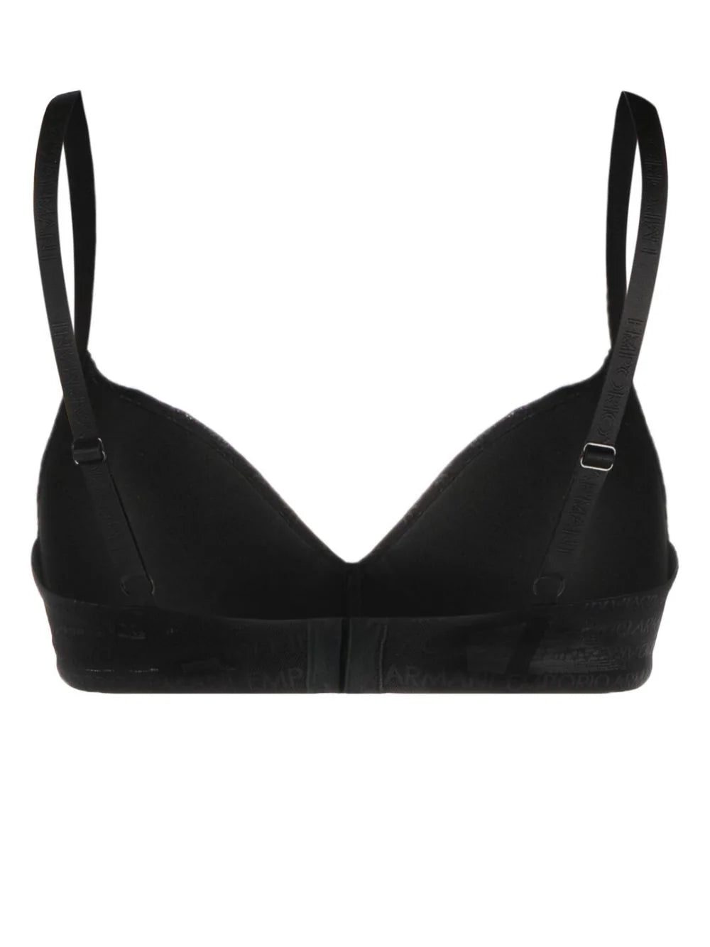 Emporio Armani logo-print padded bra - Image 2