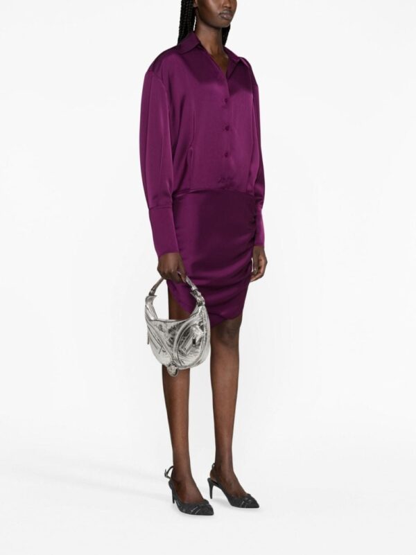 Versace small Repeat metallic-effect shoulder bag - Image 2