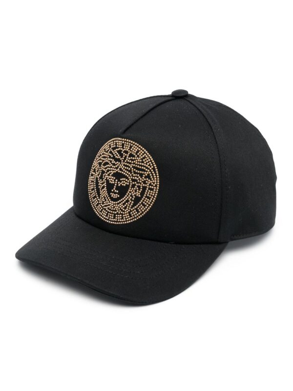 Versace Medusa studded cap