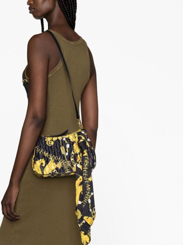 Versace Jeans Couture Chain Couture-print quilted crossbody bag - Image 3