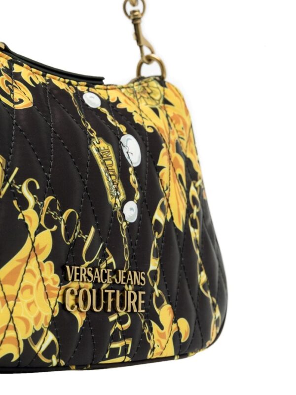 Versace Jeans Couture Chain Couture-print quilted crossbody bag - Image 5
