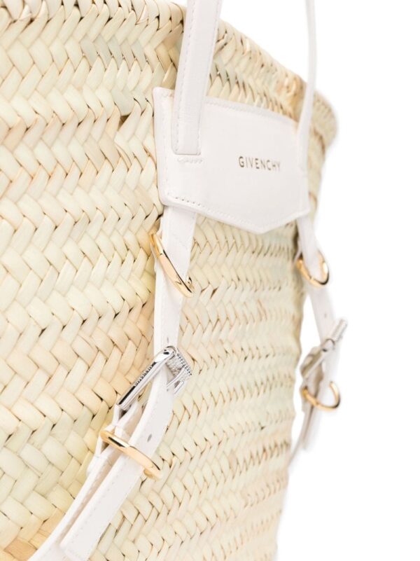 Givenchy medium Voyou raffia tote bag - Image 4