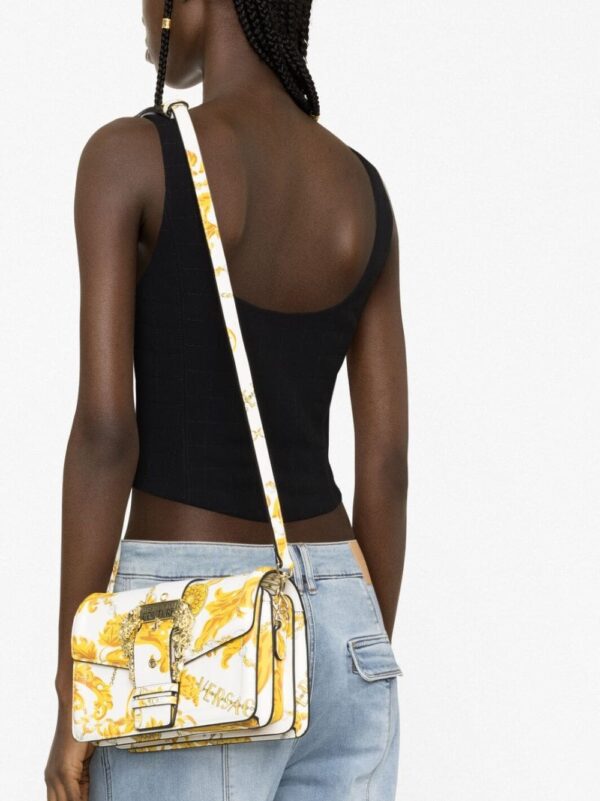 Versace Jeans Couture baroque-print satchel bag - Image 3