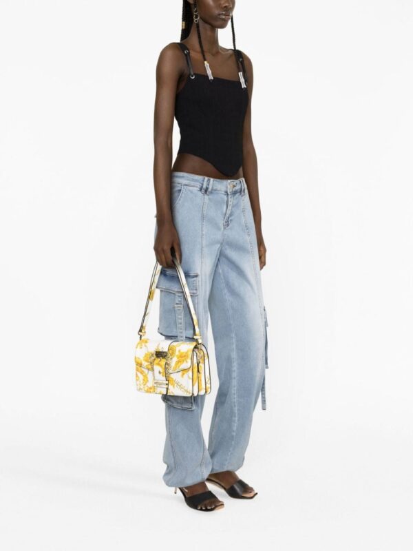 Versace Jeans Couture baroque-print satchel bag - Image 2