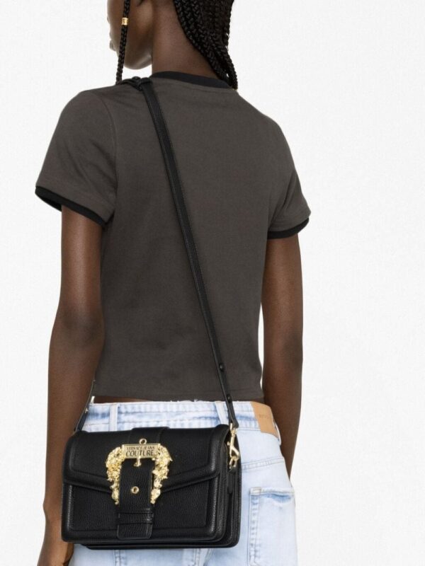Versace Jeans Couture baroque-buckle satchel bag - Image 3