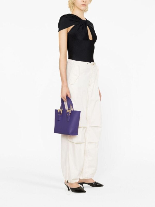 Versace Jeans Couture logo-buckle tote bag - Image 2