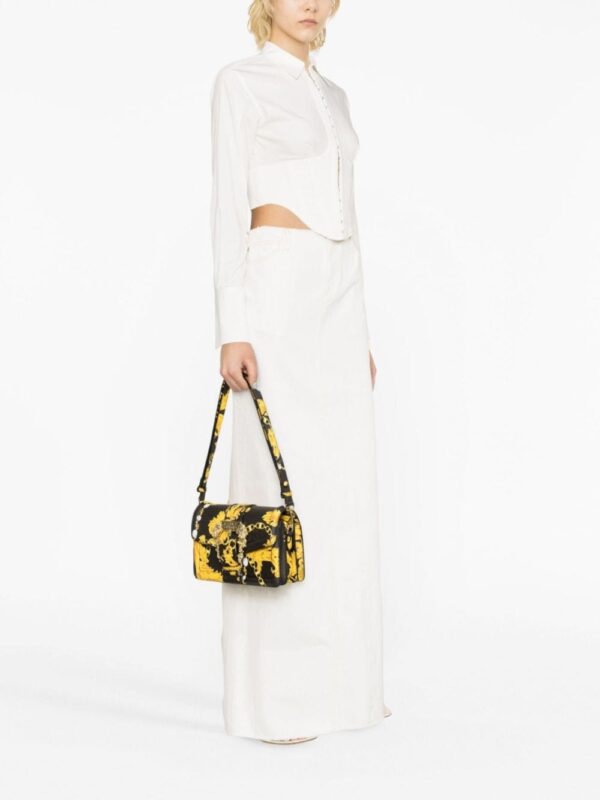 Versace Jeans Couture baroque-print satchel bag - Image 2