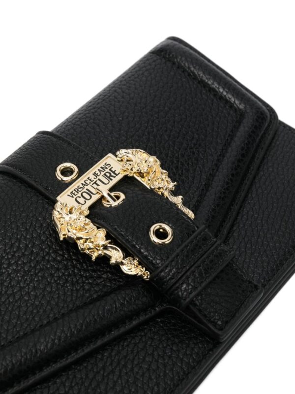 Versace Jeans Couture Baroque buckle faux-leather crossbody bag - Image 5