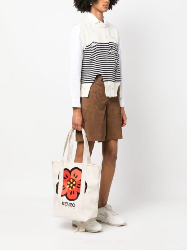 Kenzo logo-print cotton tote bag - Image 2