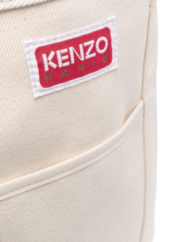 Kenzo logo-print cotton tote bag - Image 4