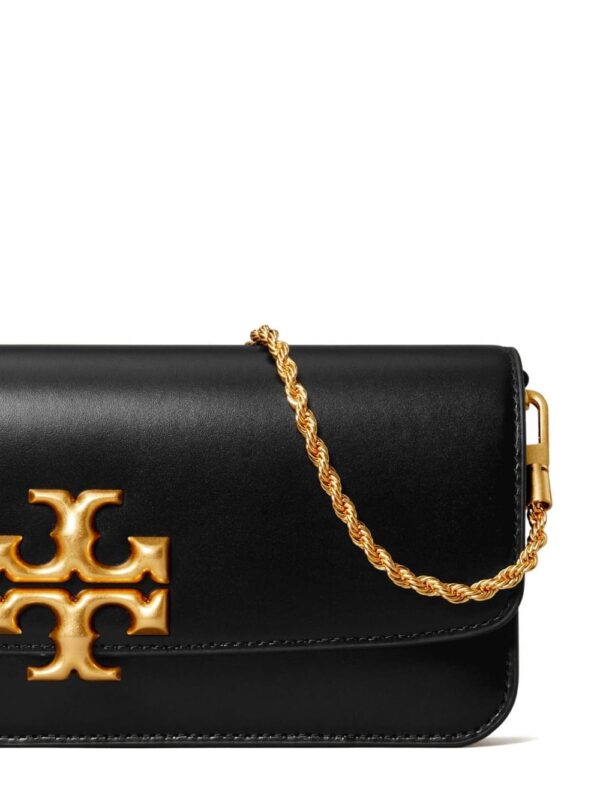 Tory Burch Eleanor logo-plaque leather clutch bag - Image 5