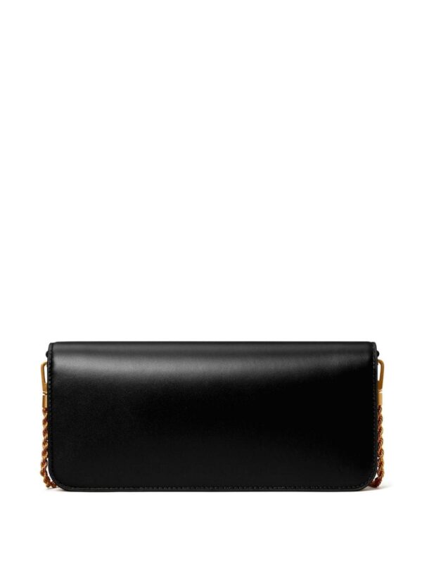 Tory Burch Eleanor logo-plaque leather clutch bag - Image 3