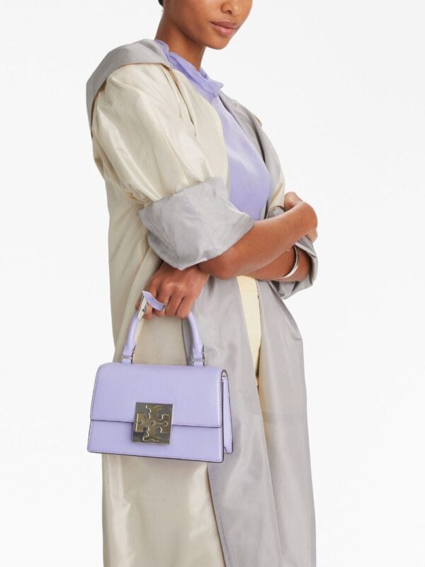Tory Burch mini Bon Bon patent-leather tote bag - Image 3