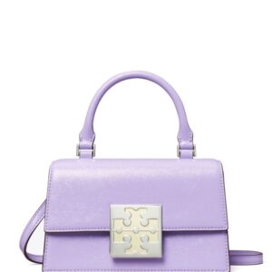 Tory Burch mini Bon Bon patent-leather tote bag