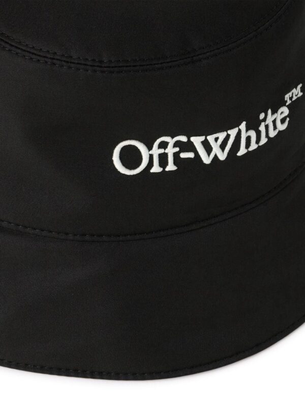 Off-White Bookish embroidered-logo bucket hat - Image 3